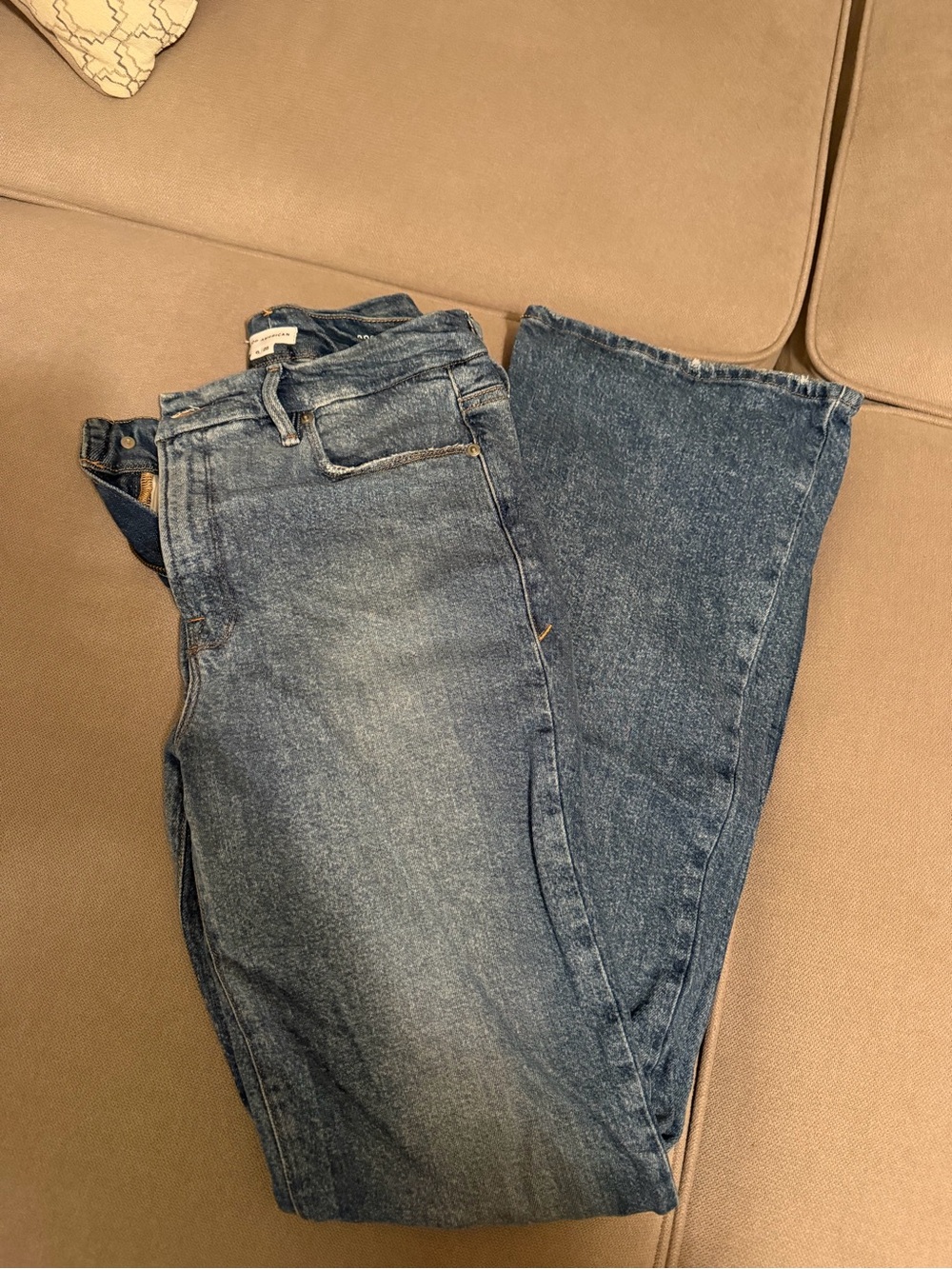 Good American Flare Jeans- Good Classic